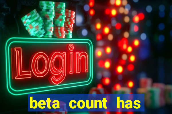 beta count has changed pt br